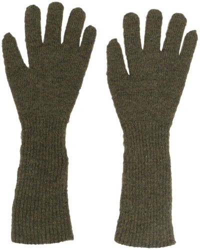 Paloma Wool Knitted Wool Gloves - Green