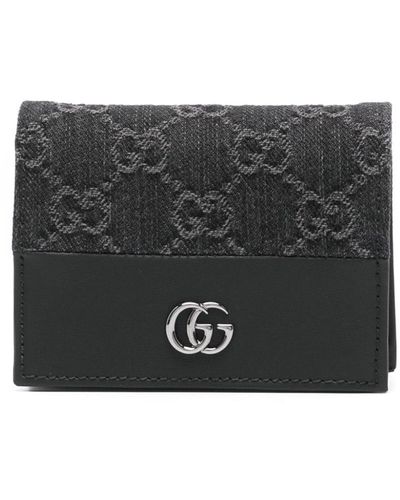 Gucci Gg-Supreme Leather Wallet - Black