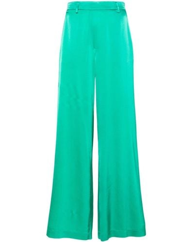 Forte Forte Charmeuse Palazzo Trousers - Green