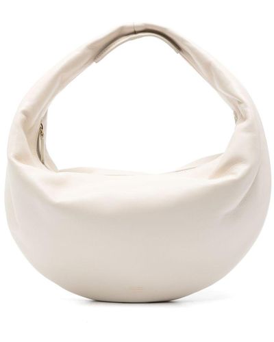 Khaite Medium Olivia Leather Tote Bag - White