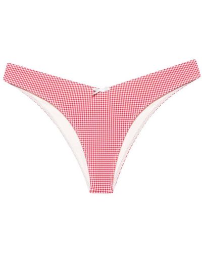 Frankie's Bikinis Enzo V-Silhouette Bikini Bottom - Pink