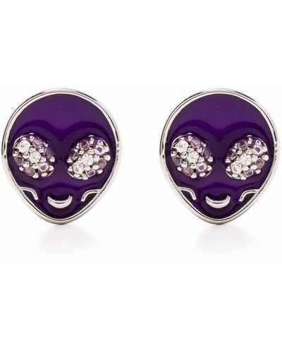 DARKAI Brother From Another Planet Earrings - Metallic