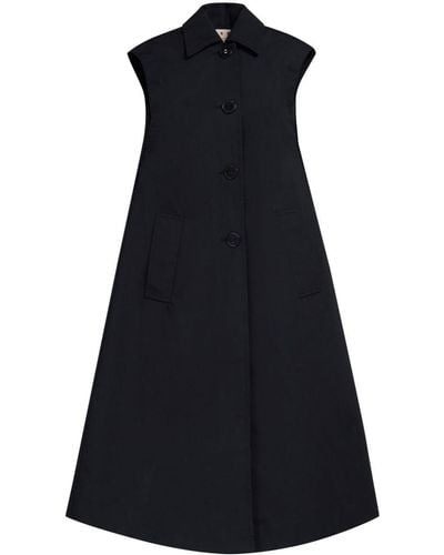 Marni Double-Breasted Cotton Waistcoat - Black