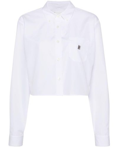 Givenchy Logo Cotton Shirt - White