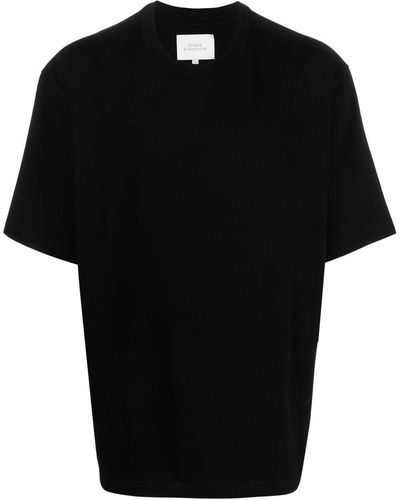 Studio Nicholson Crew-neck Cotton T-shirt - Black