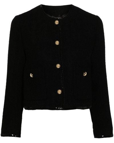 Miu Miu Tweed Jacket - Black