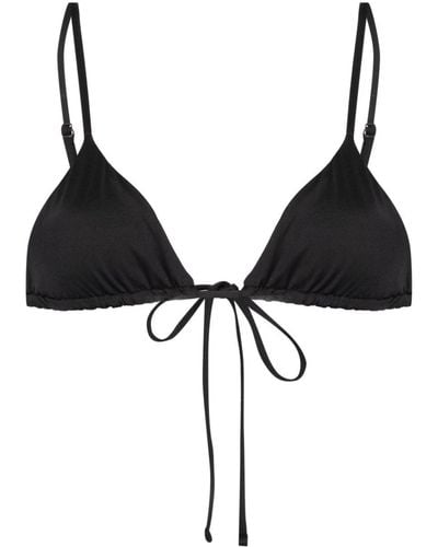 Frankie's Bikinis Lumia Triangle-Cup Bikini Top - Black