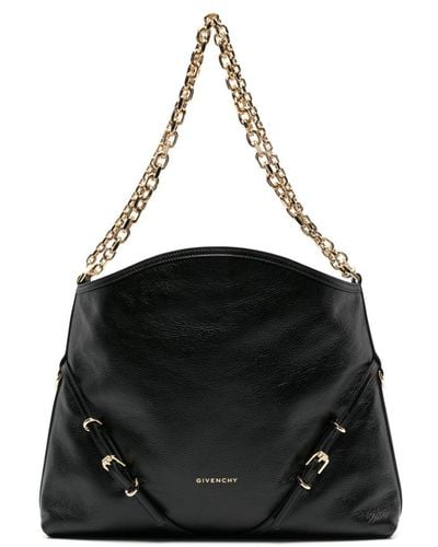 Givenchy Medium Voyou Chain Shoulder Bag - Black