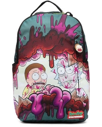 Sprayground Graphic-print Backpack - Pink