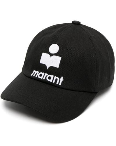 Isabel Marant Tyron Logo-Embroidered Baseball Cap - Black