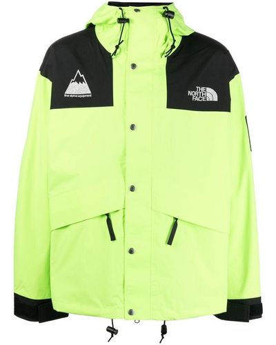The North Face Paneled Hooded Raincoat - Green