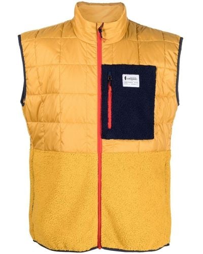COTOPAXI Chest Logo-Patch Quilted Gilet - Blue