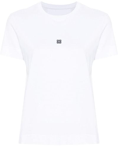 Givenchy 4G-Motif Cotton T-Shirt - White