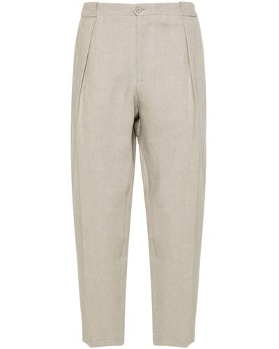 Briglia 1949 Pleat-Detail Pants - Natural