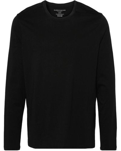 Majestic Filatures Organic Cotton Longsleeved T-Shirt - Black