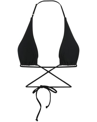 MATINEÉ Strappy Halterneck Bikini Top - Black
