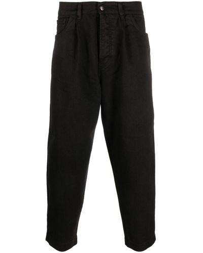 Societe Anonyme Japboys Pleated-Waistband Jeans - Black