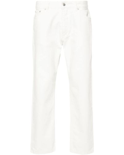 Studio Nicholson Holt Low-Rise Straight-Leg Jeans - White