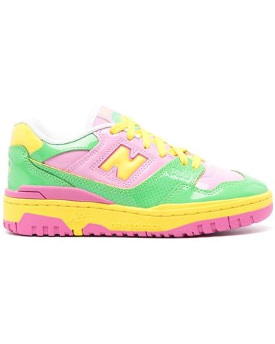 New Balance 550 Contrast Sneakers - Yellow