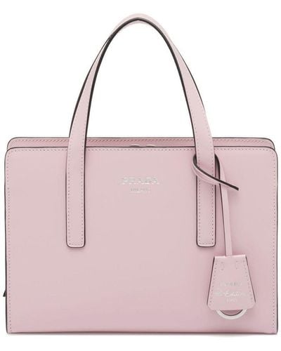 Prada Re-Edition 1995 Brushed-Leather Mini Handbag - Pink