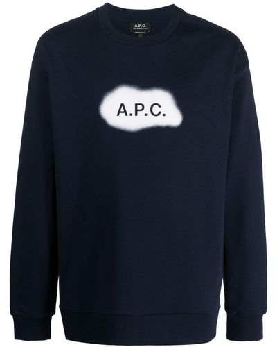 A.P.C. . Jumpers Blue