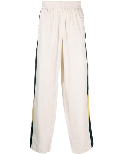 Isabel Marant Logo-Print Straight-Leg Track Pants - White