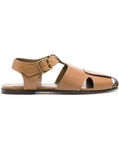 Soeur April Leather Sandals - Brown