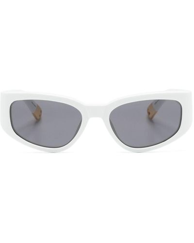 Jacquemus Rectangle-Frame Sunglasses - Grey