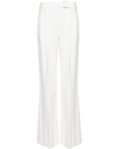 Ermanno Scervino Belted Waist Tailored Trousers - White
