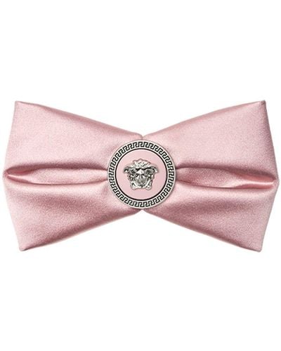Versace Alia Bow Hair Clip - Pink