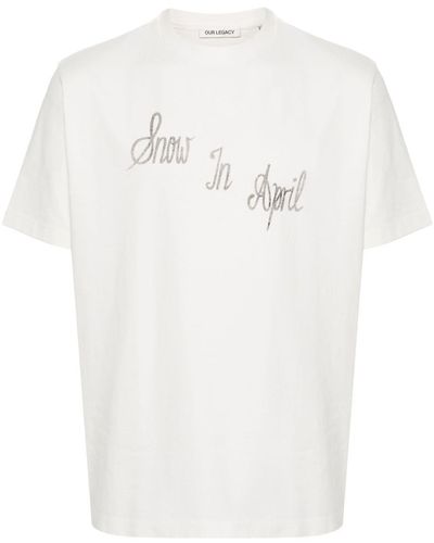 Our Legacy Ronja Cotton T-Shirt - White