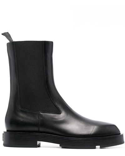 Givenchy 4g Plaque Chelsea Boots - Black