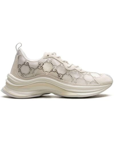 Gucci Run Lace-Up Trainers - White