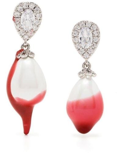 OTTOLINGER Pearl Drop Earrings - White