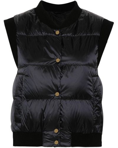 Max Mara The Cube Quilted Padded Gilet - Black