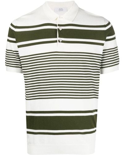 Mauro Ottaviani Two-Tone Polo Shirt - Green