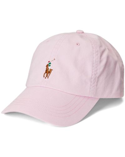 Polo Ralph Lauren Logo-Embroidered Twill Cap - Pink