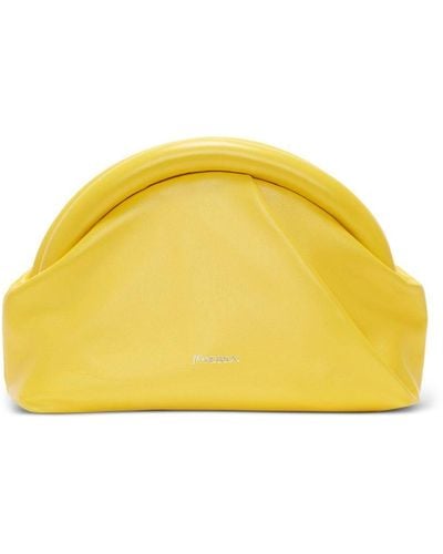 JW Anderson Bumper-Clutch Leather Mini Bag - Yellow