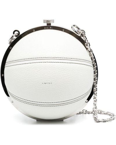 Amiri Leather Ball Bag - White