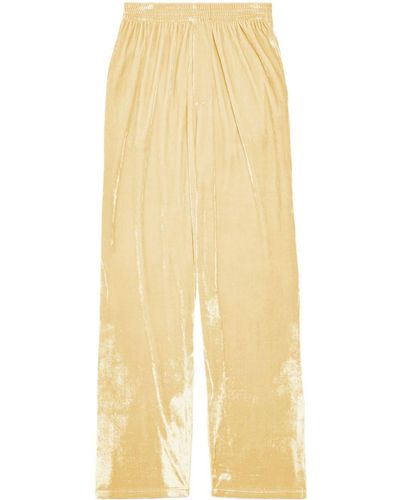 Balenciaga Baggy Wide-Leg Pants - Yellow