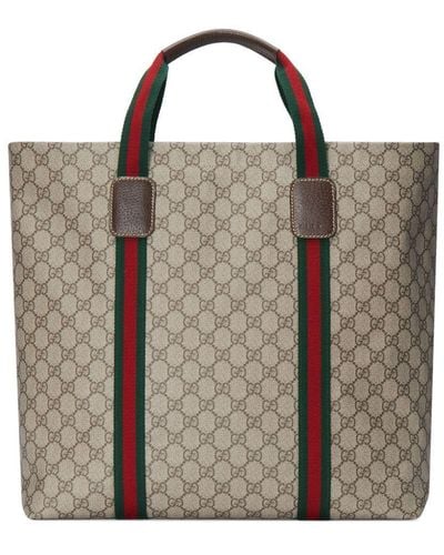 Gucci Medium Gg Tender Tote Bag - Brown