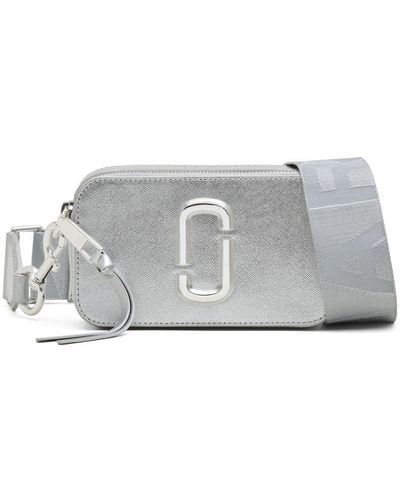 Marc Jacobs The Metallic Snapshot Camera Bag - Grey