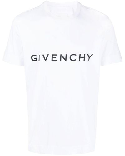 Givenchy Logo-Print Short-Sleeve T-Shirt - White