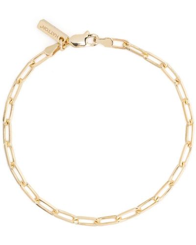 Hatton Labs 18Kt-Plated Cable-Link Bracelet - White
