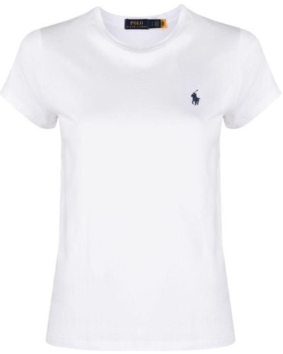 Polo Ralph Lauren Polo Pony-Embroidered T-Shirt - White