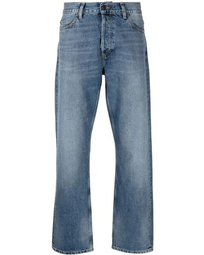 Carhartt Mid-Rise Straight-Leg Jeans - Blue