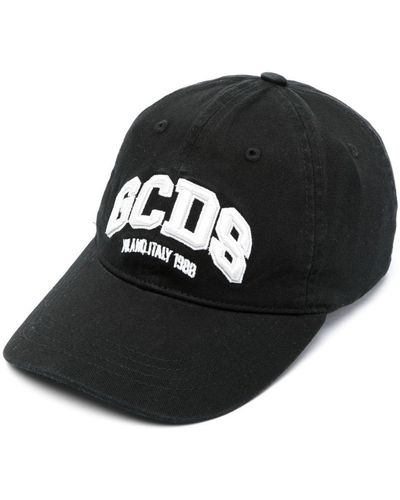 Gcds Logo-Embroidered Baseball Cap - Black