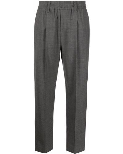 Brunello Cucinelli Straight-Leg Trousers - Grey