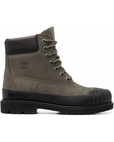 Timberland X Bee Line Boots With Rubber Toe Woman - Green