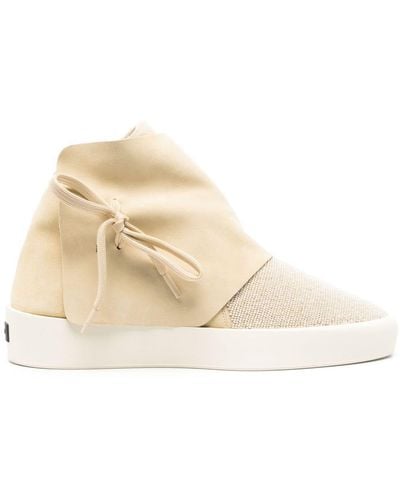 Fear Of God Moc Bead-Detail Suede Sneakers - Natural